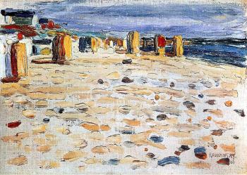Wassily Kandinsky : Sillones de playa en Holanda